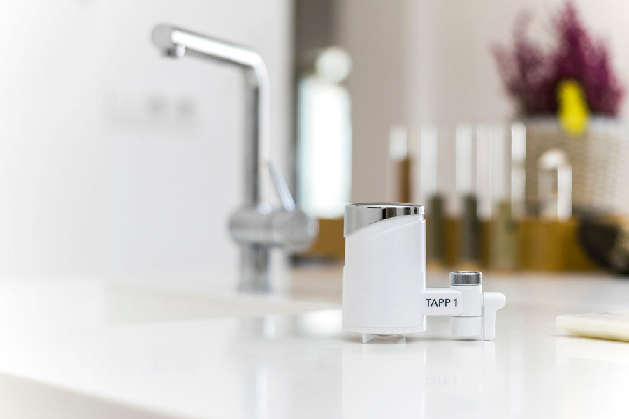 TAPP Ultra Faucet Filter:  Uses advanced technology to eliminate water pollution